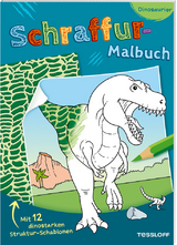 Schraffur-Malbuch. Dinosaurier