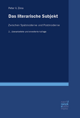 Das literarische Subjekt - Peter V. Zima