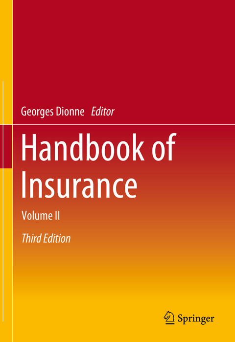 Handbook of Insurance - 