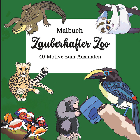 Malbuch Zauberhafter Zoo - Eva Stuhlmüller