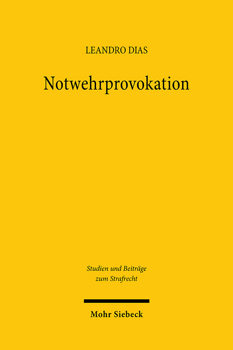 Notwehrprovokation - Leandro Dias