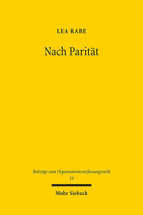 Nach Parität - Lea Rabe