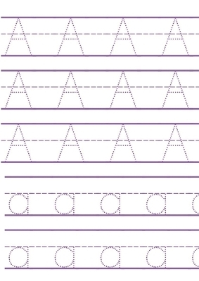 Übungsbuch zum Nachzeichnen von ABC-Buchstaben für Kinder: Alphabet schreiben lernen. Handschrift-Aktivitätsbuch für Vorschulkinder, Kindergärten - Jakob Welik