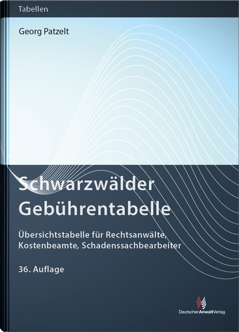 Schwarzwälder Gebührentabelle - Georg Patzelt