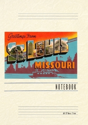 Vintage Lined Notebook Greetings from St. Louis