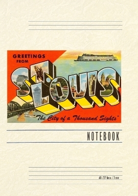 Vintage Lined Notebook Greetings from St. Louis