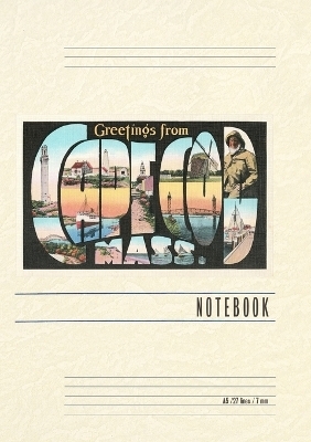 Vintage Lined Notebook Greetings from Cape Cod, Mass