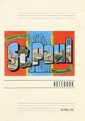 Vintage Lined Notebook Greetings from St. Paul