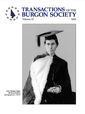 Transactions of  the Burgon Society Volume 23 - 