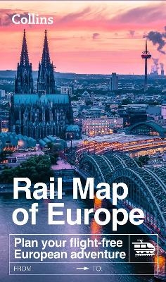 Collins Rail Map of Europe -  Collins Maps