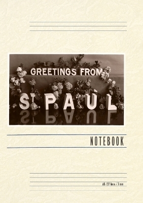 Vintage Lined Notebook Greetings from St. Paul