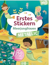 Erstes Stickern Metallic – Meerjungfrauen