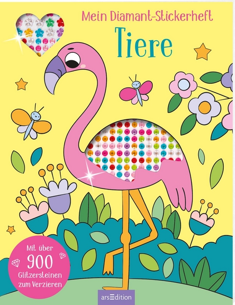 Mein Diamant-Stickerheft – Tiere