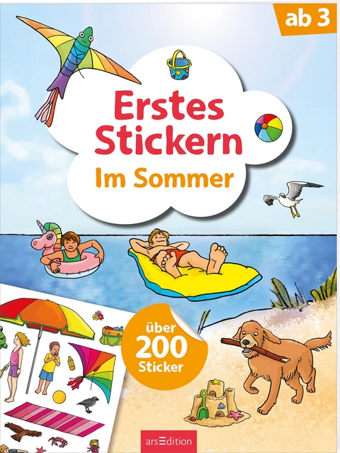 Erstes Stickern – Im Sommer