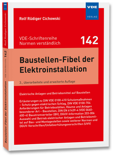 Baustellen-Fibel der Elektroinstallation - Rolf Rüdiger Cichowski