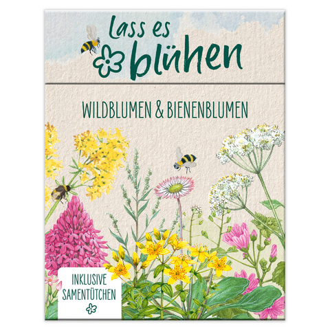 Lass es blühen - Wildblumen und Bienenblumen erkennen, inkl. Samentütchen