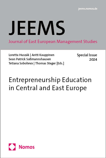 Entrepreneurship Education in Central and East Europe - 