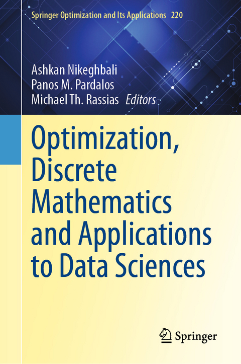 Optimization, Discrete Mathematics and Applications to Data Sciences - 