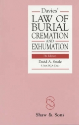 Davies' Law of Burial, Cremation and Exhumation - Davies, M.R.Russell