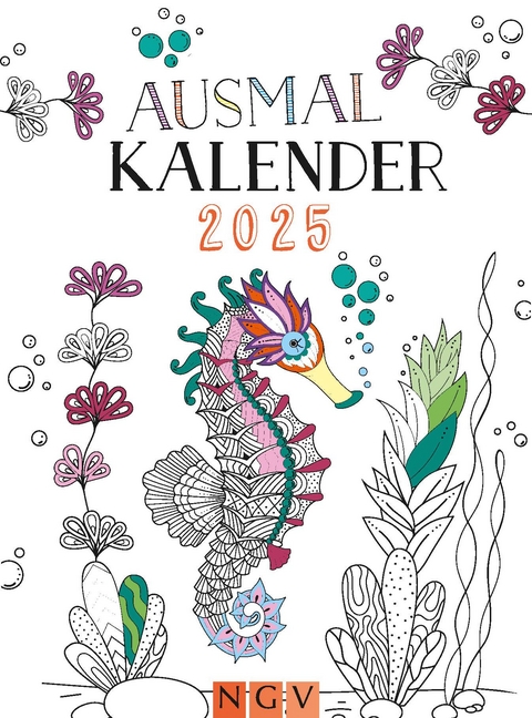 Ausmalkalender 2025