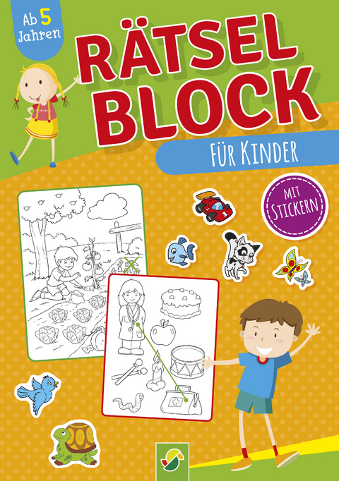 Rätselblock für Kinder ab 5 Jahren