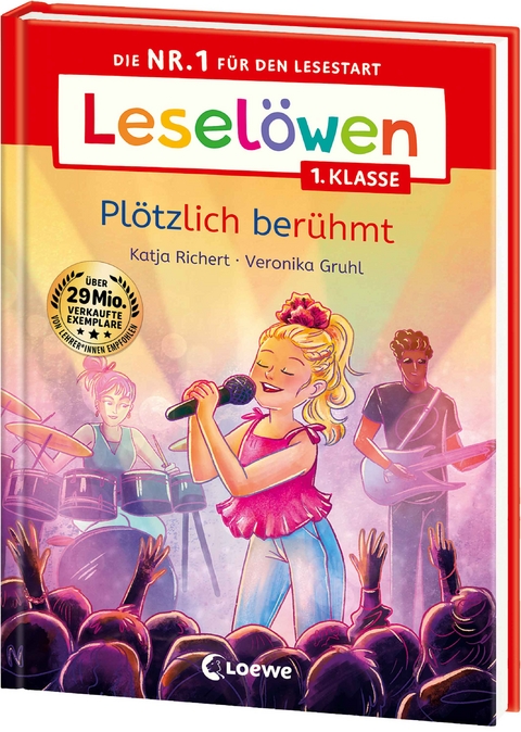 Leselöwen 1. Klasse - Plötzlich berühmt - Katja Richert