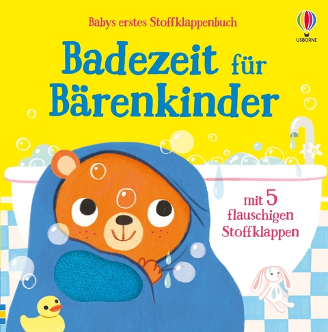 Babys erstes Stoffklappenbuch: Badezeit für Bärenkinder