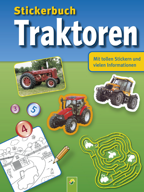 Stickerbuch Traktoren