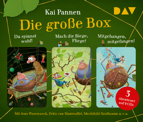 Die große Box. Du spinnst wohl! – Mach die Biege, Fliege! – Mitgehangen, mitgefangen! - Kai Pannen