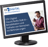 ESV-Digital Hauck/Noftz SGB IX - Rehabilitation und Teilhabe von Menschen mit Behinderungen - Jahresabonnement bei Kombibezug Print und Datenbank - 