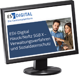 ESV-Digital Hauck/Noftz SGB X - Verwaltungsverfahren und Sozialdatenschutz - Jahresabonnement bei Kombibezug Print und Datenbank - 