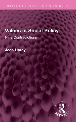 Values in Social Policy - Jean Hardy