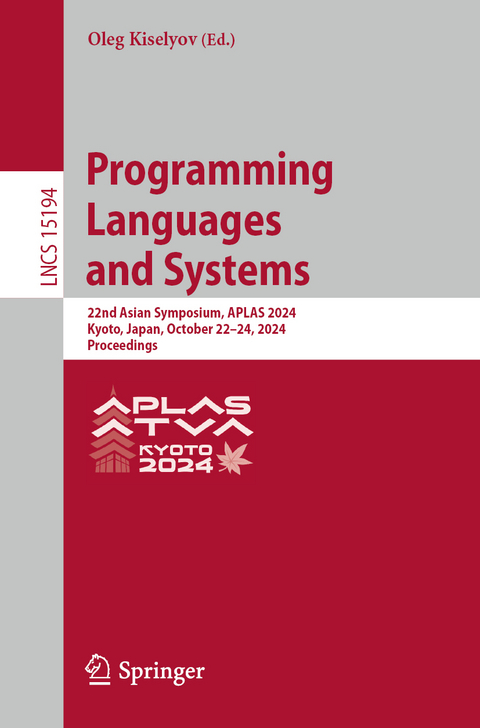 Programming Languages and Systems - 