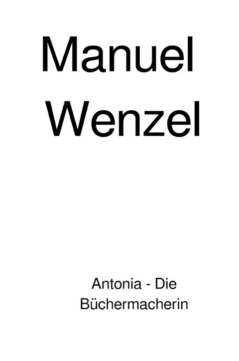 Das Ende des Donners - Manuel Wenzel