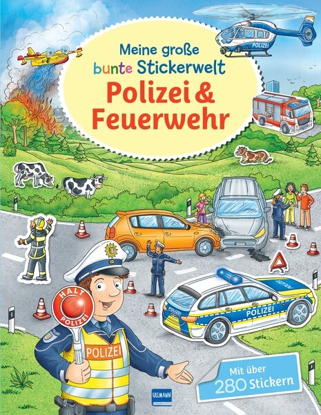 Meine große bunte Stickerwelt – Polizei und Feuerwehr