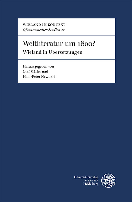 Weltliteratur um 1800? - 