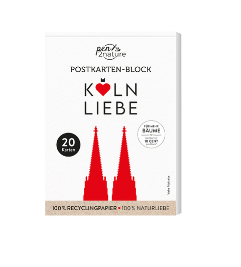 Postkartenblock Köln-Liebe