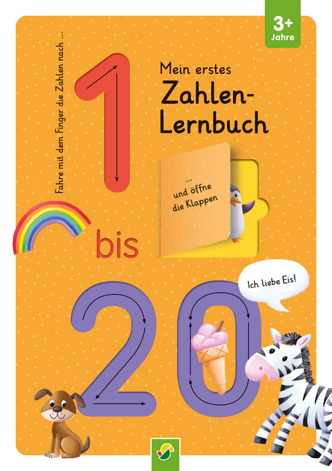 Mein erstes Zahlen Lernbuch mit Spurrillen und Klappen