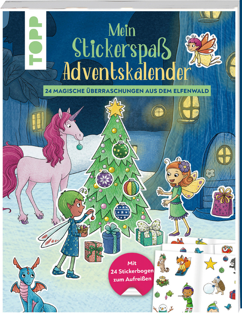 Mein Stickerspaß-Adventskalender - Mimi Hecher