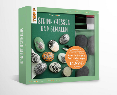 Kreativ-Set - Steine gießen - Ludmila Blum, Susanne Pypke, Anna Ambrosiewicz