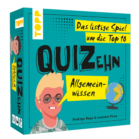 QUIZehn - Allgemeinwissen. Das listige Spiel um die Top 10 - Rodrigo Rego, Leandro Pires