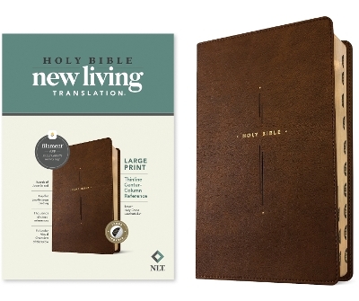 NLT Large Print Thinline Center-Column Reference Bible