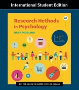 Research Methods in Psychology - Morling, Beth