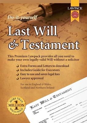 Lawpack Premium Last Will & Testament DIY Kit