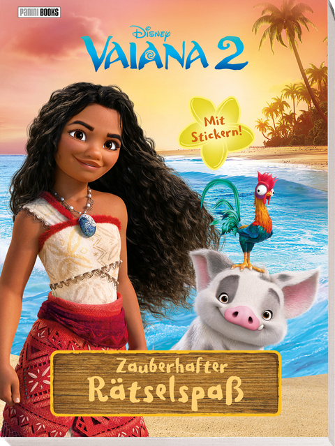 Disney Vaiana 2: Zauberhafter Rätselspaß – Mit Stickern! -  Panini