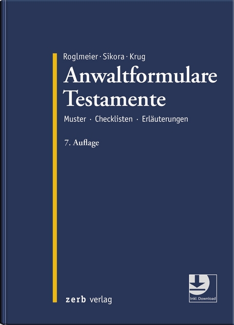 Anwaltformulare Testamente - 