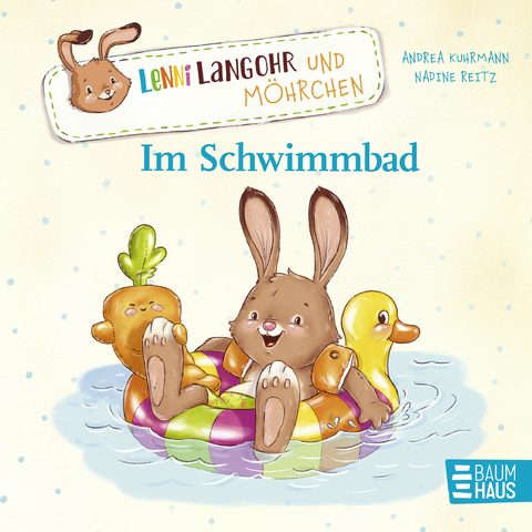 Lenni Langohr und Möhrchen im Schwimmbad - Andrea Kuhrmann