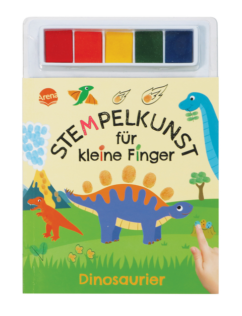 Stempelkunst für kleine Finger. Dinosaurier -  Hinkler