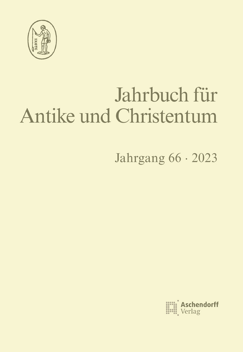 Jahrbuch für Antike und Christentum Jahrgang 66/2023 - 