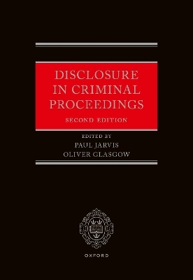 Disclosure in Criminal Practice 2e - 